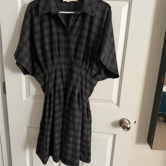 Anthropologie Dresses & Skirts - Anthropologie Plaid Tobie mini shirt dress